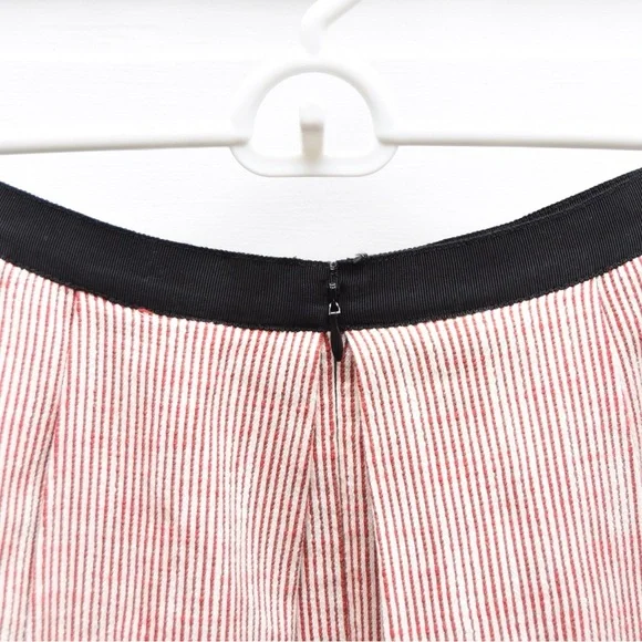 Jason Wu women’s skirt size 4 striped a-line midi skirt with pockets - Picture 3 of 10